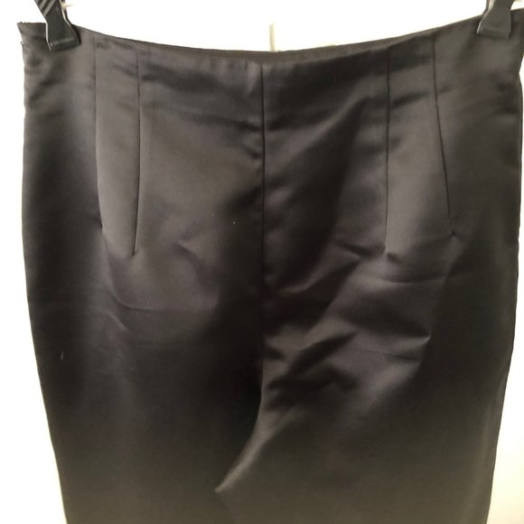 JENNI MAX NYC BLACK SATIN PANTS 12 NWOT - Picture 4 of 6